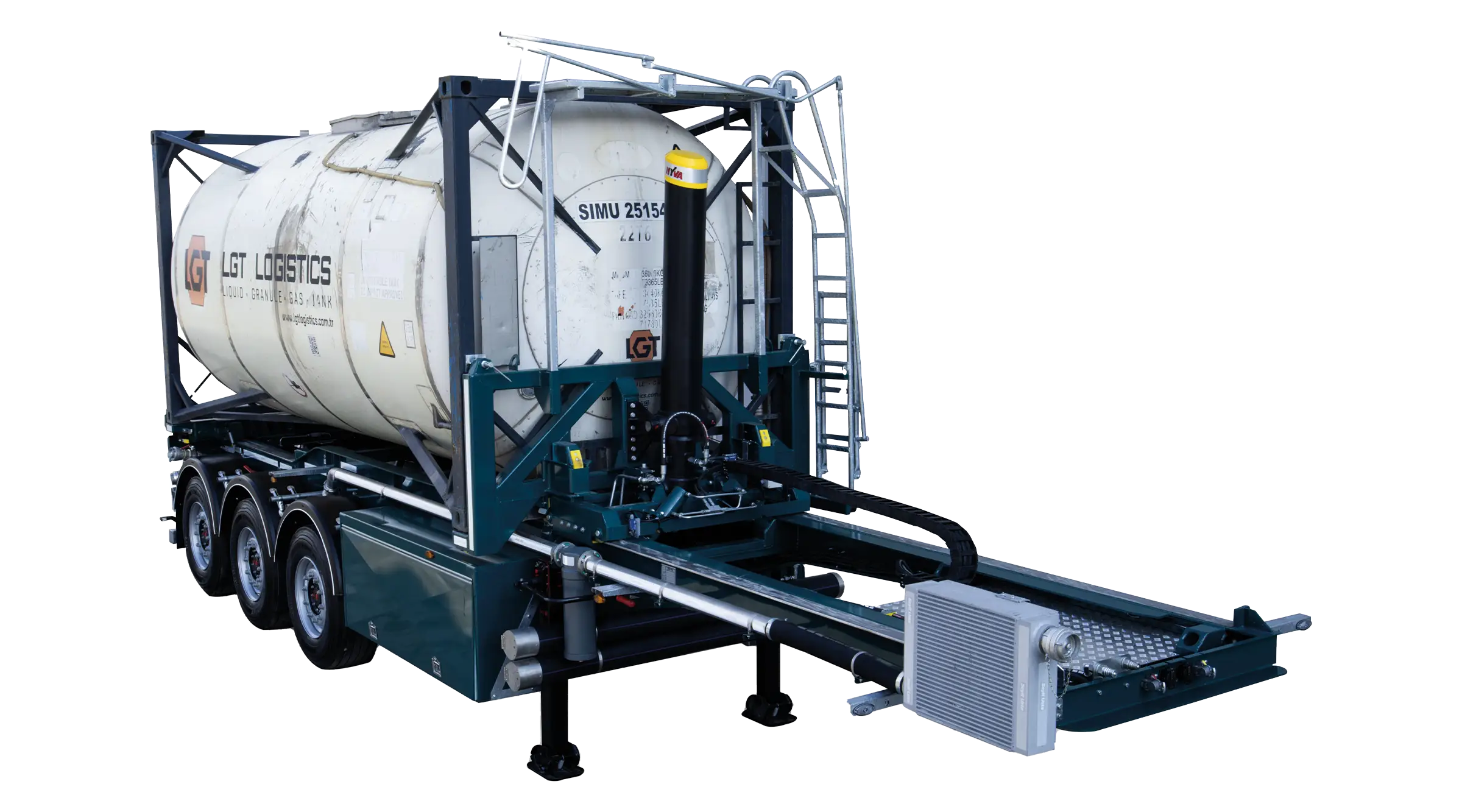 20-30 ft Damperli Konteyner Taşıyıcı