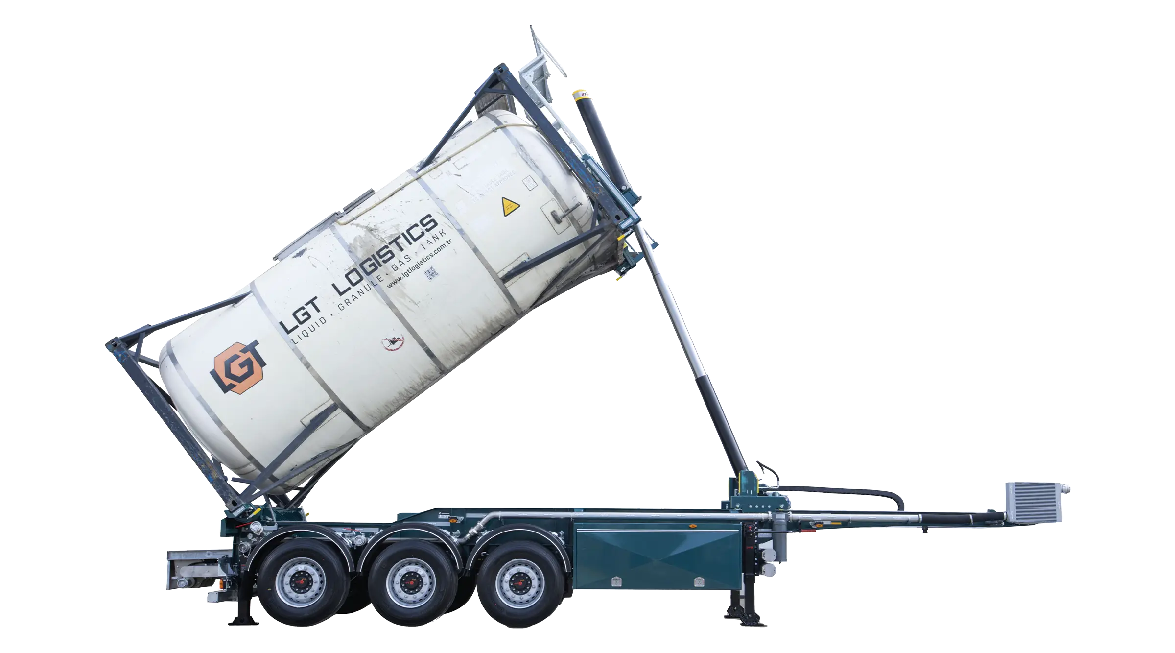 20-30 ft Damperli Konteyner Taşıyıcı