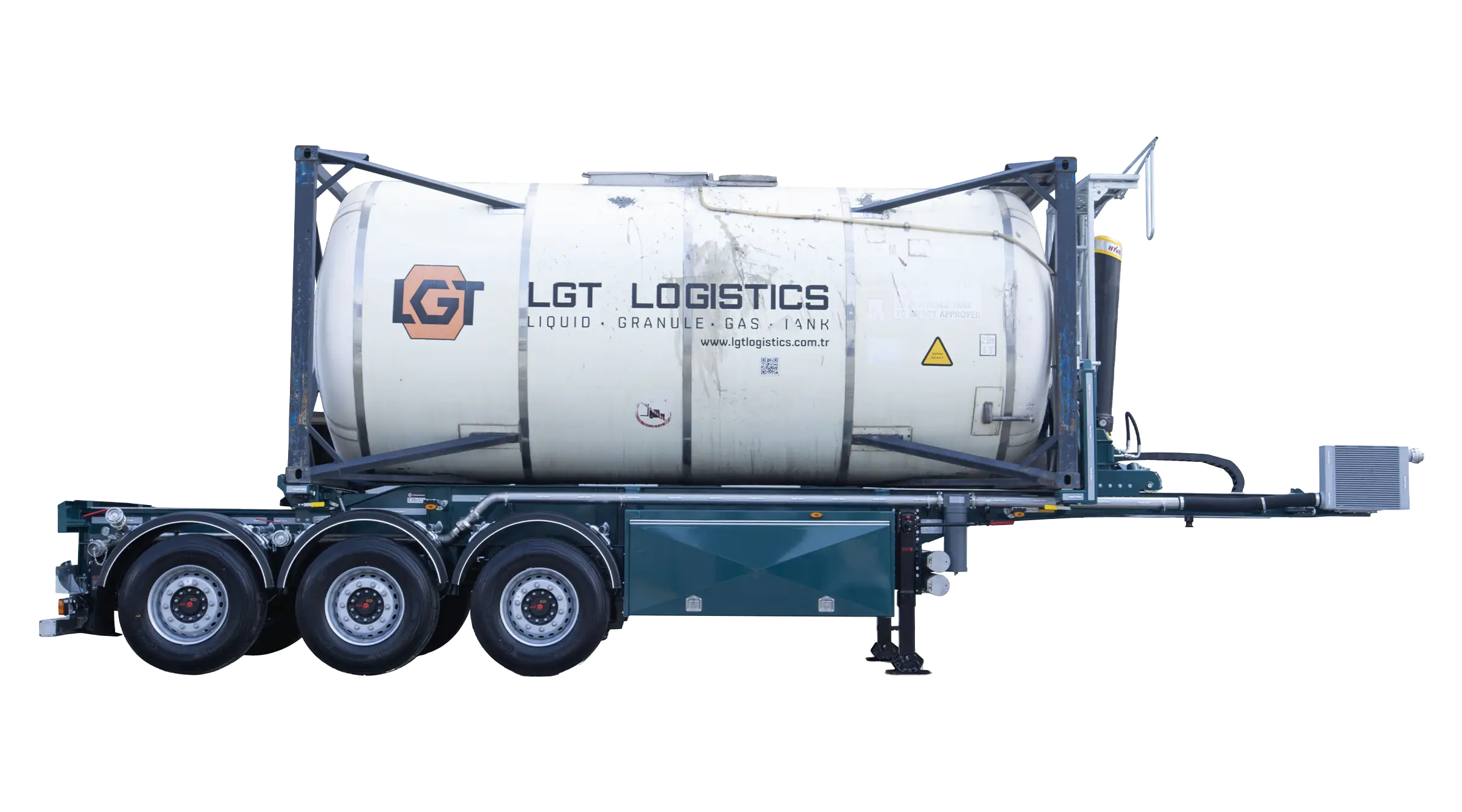 20-30 ft Damperli Konteyner Taşıyıcı