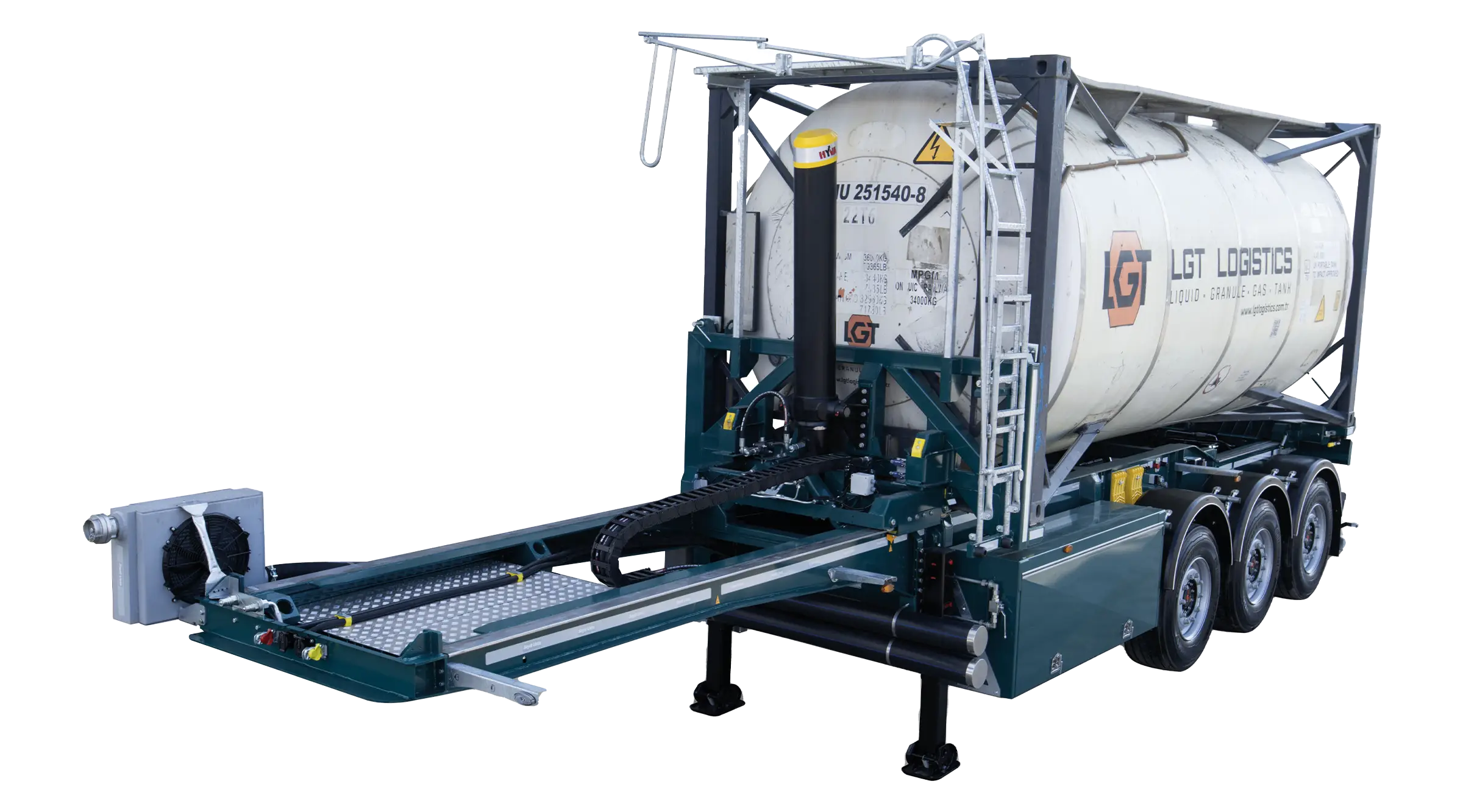 20-30 ft Damperli Konteyner Taşıyıcı