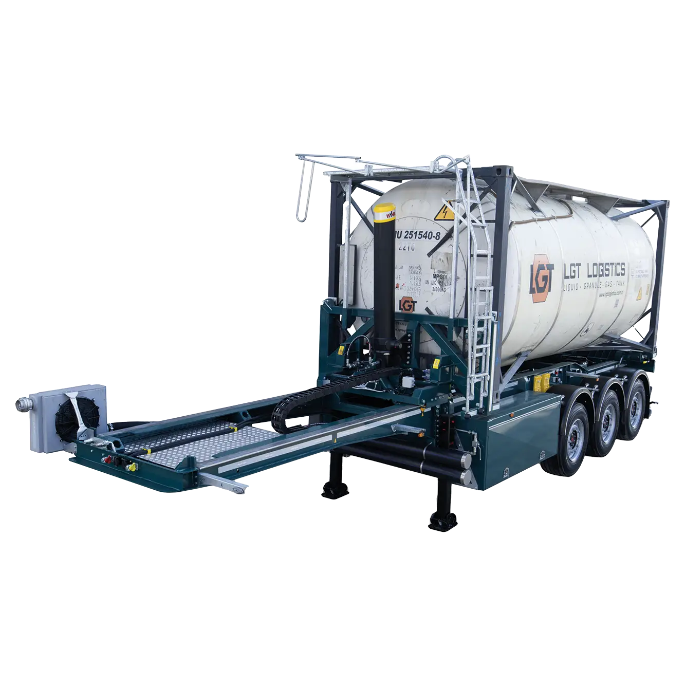 20-30 ft Damperli Konteyner Taşıyıcı