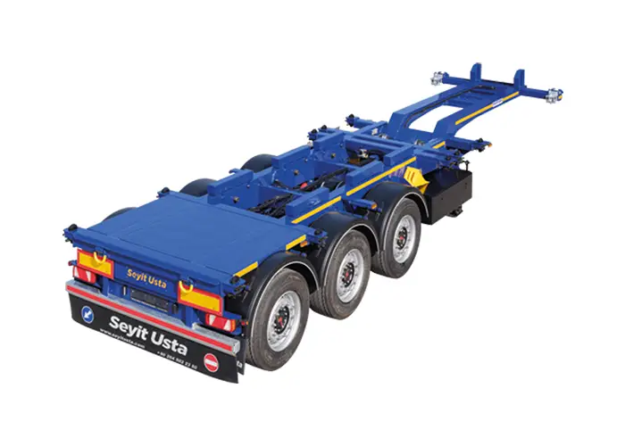 40 ft Gooseneck Extendible Containe Carrier