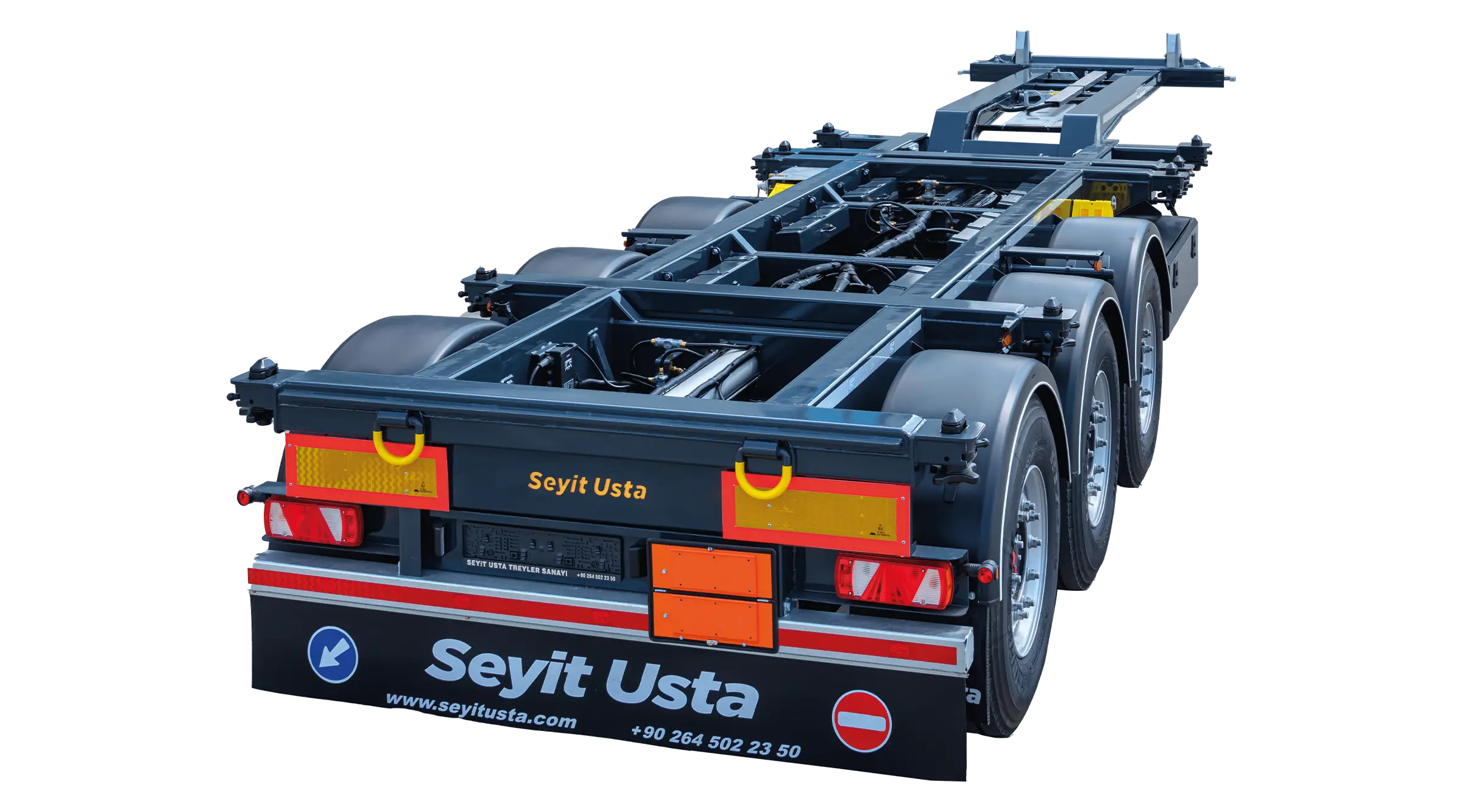 45 ft Deveboynu Teleskobik Konteyner Taşıyıcı