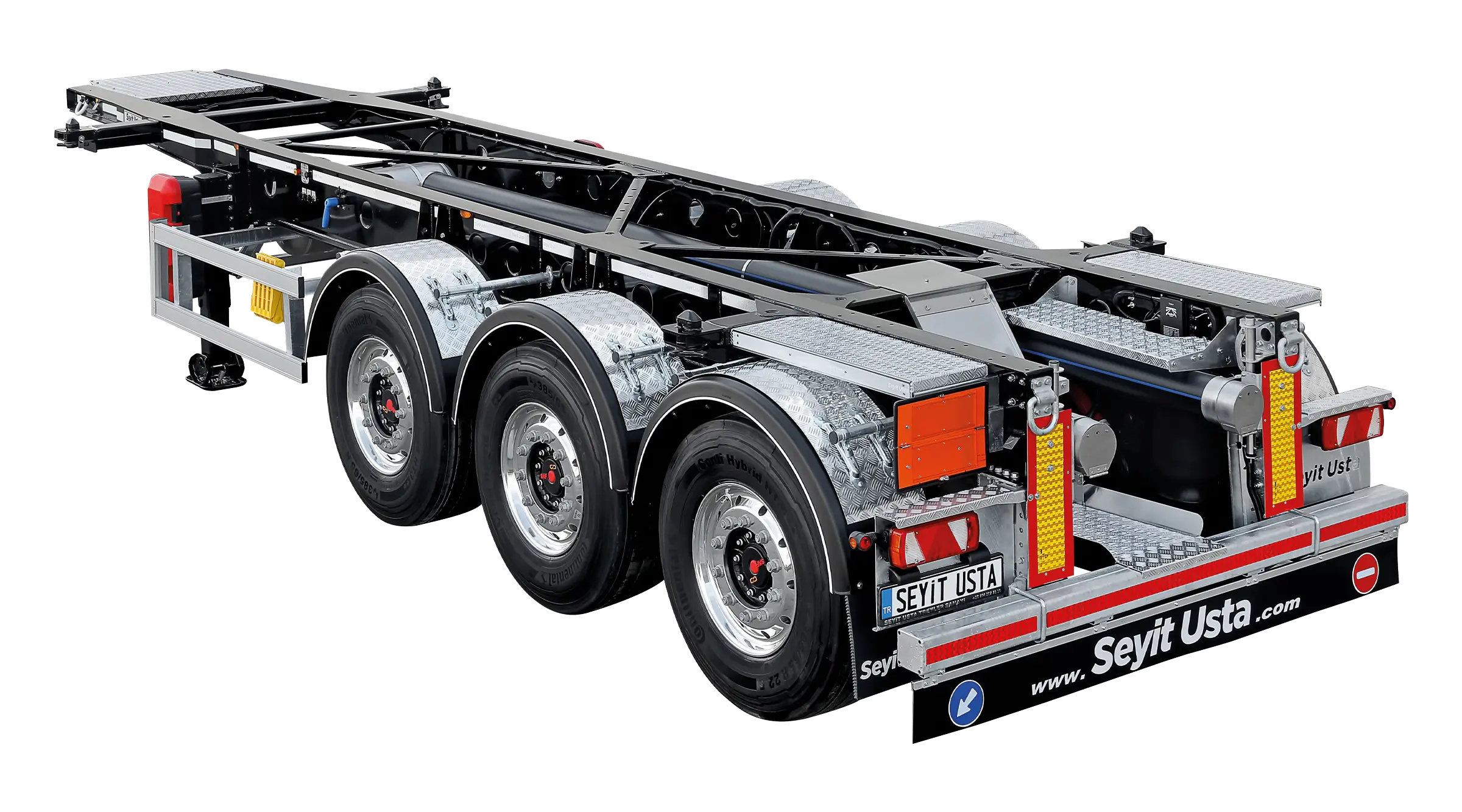 Uzun Wheelbase 20 ft Tank Konteyner Taşıyıcı