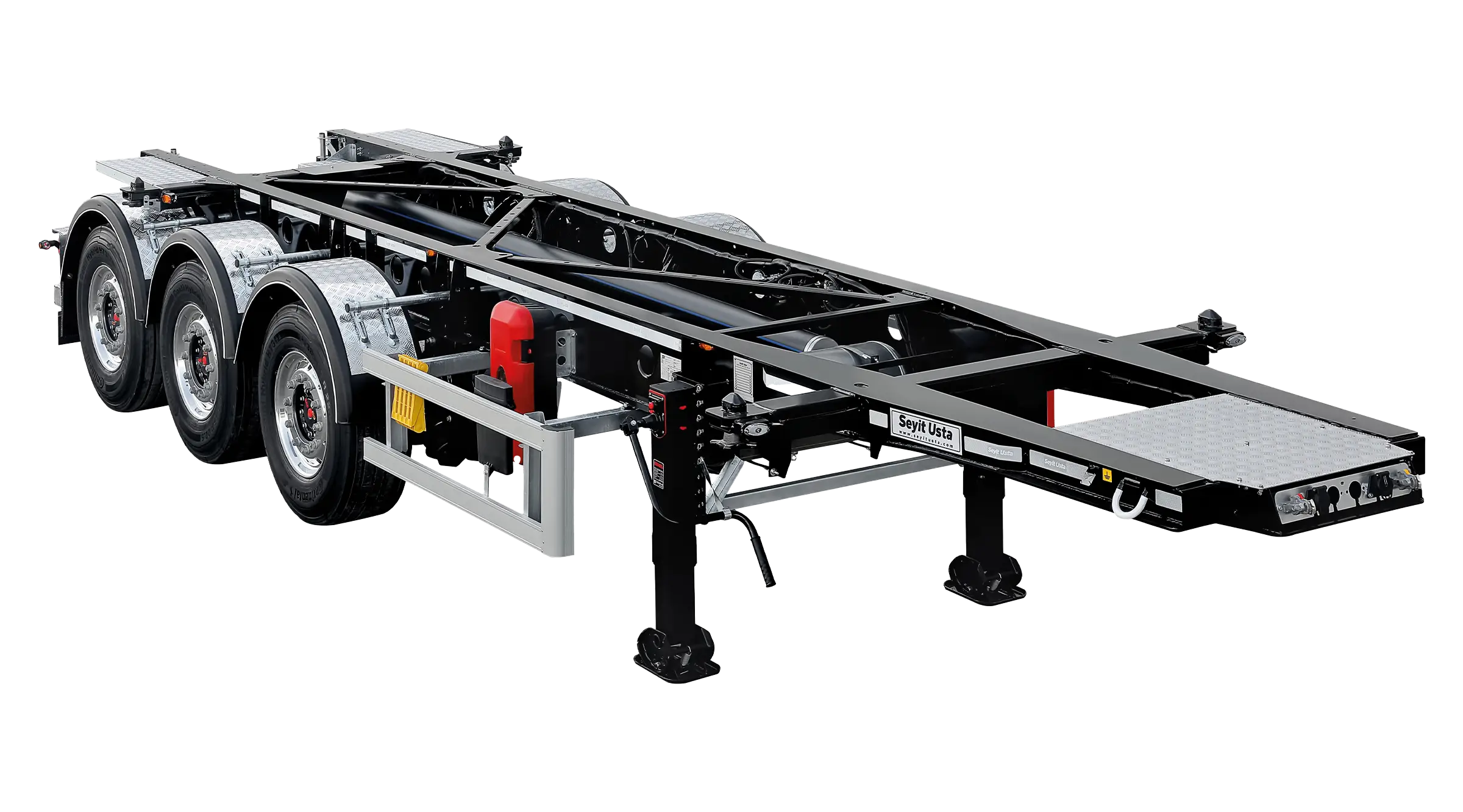 Uzun Wheelbase 20 ft Tank Konteyner Taşıyıcı